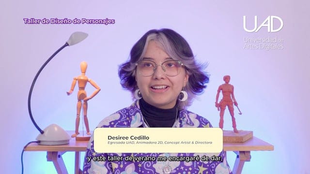 Vista previa del módulo Diseño de Personajes